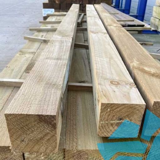 Picture of 100 x 100 x 3.0m Green Treated Timber Post