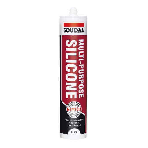 Picture of Soudal Multi-Purpose Silicone 270ml Black
