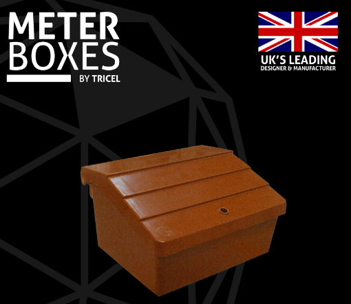 Picture of Brown semi-submerged Gas Meter Box