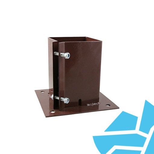 Picture of Bolt Down Post Anchor 75x75mm Red 