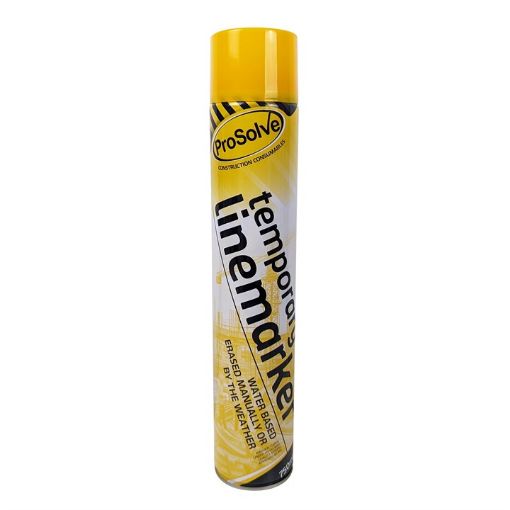 Picture of Prosolve Site Marker Spray 750ml Yellow