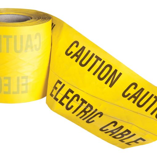 Picture of Detectable Underground Warning Tape - Electric Cable 150mm x 100m