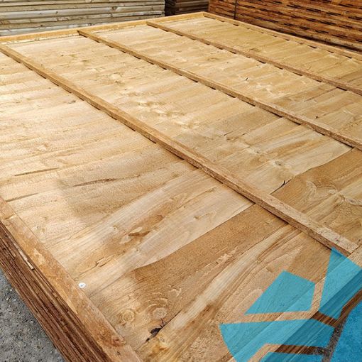 Picture of Lap Fence Panel 6' x 6' (1828 x 1828mm) Autumn Gold