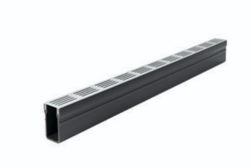 Picture of 1m Aco Threshold Channel c/w Aluminium Grating 1.5T