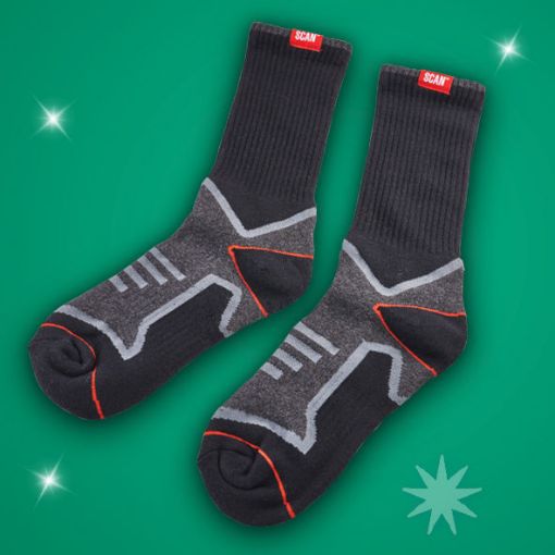 Picture of Scan Twin Pack Work Socks