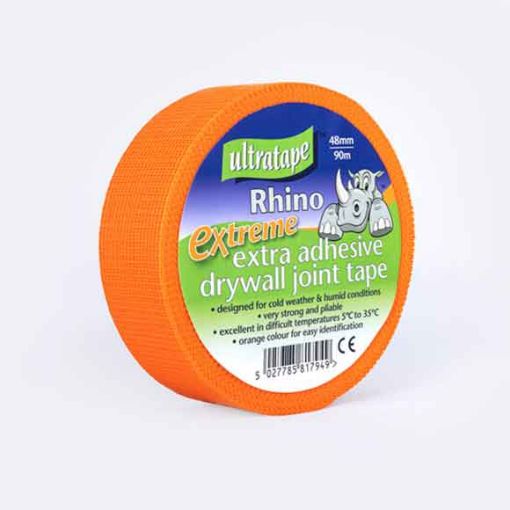 Picture of Rhino Hi-Tak Orange Scrim Tape 50mm x 90m