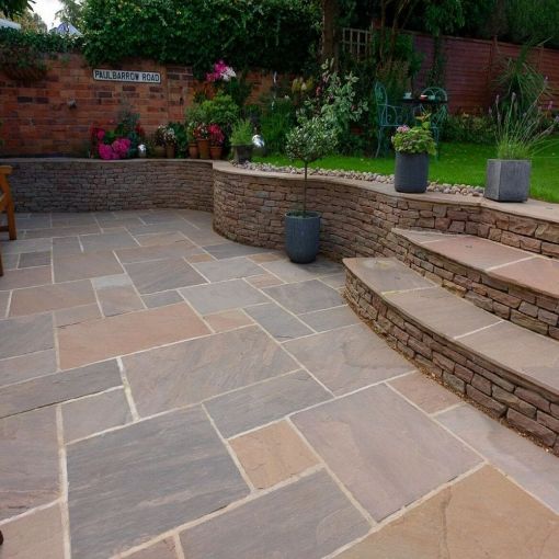 Picture of Natural Sandstone 20.70 m2 Project Pack 18-20mm Calibrated Raj Blend