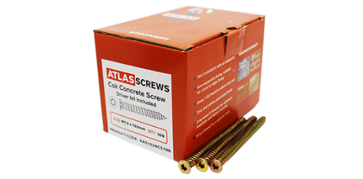 Picture of Atlas 7.5 x 102mm Concrete Screws (Box100)