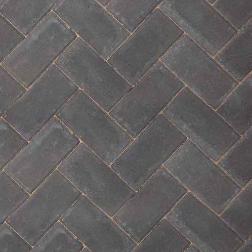 Picture of Bradstone Driveway Paviors 200x100x50mm Charcoal