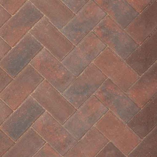 Picture of Bradstone Driveway Paviors 200x100x50mm Brindle