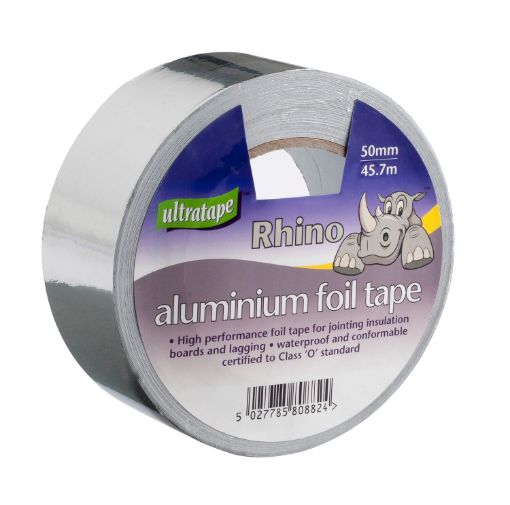 Picture of Rhino Aluminium Foil Tape 50mm x 45m