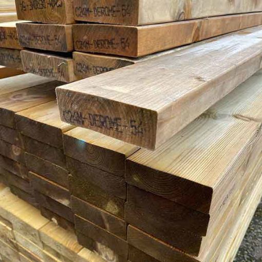 Picture of 47x150 Treated Green C24 Reg'd PEFC - 3.6m