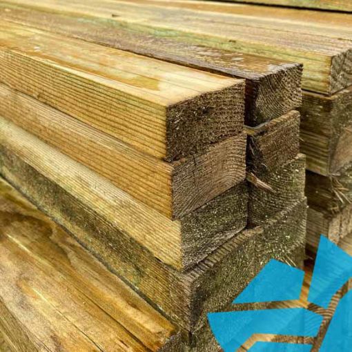 Picture of 25x38 Treated Green Batten PEFC - 4.8m