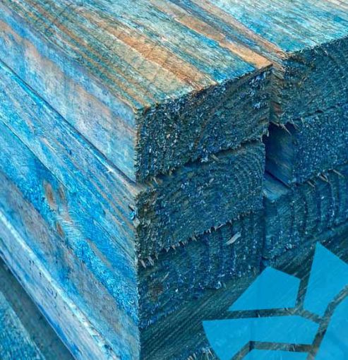 Picture of 25x50 Treated Blue Batten BS5534 PEFC - 4.8m