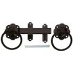 Picture of Plain Ring Handled Gate Latch 150mm Black