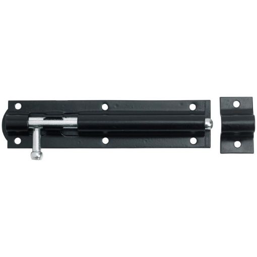 Picture of Straight Tower Bolt 150mm Black