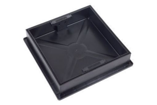 Picture of 300x300x80mm Recessed Square To Round Cover & Frame CD300SR 