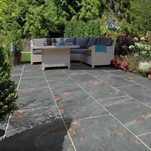Picture of Pavestone Discovery 1200x600mm Rusty Slate Pack 7 (Home Delivery)
