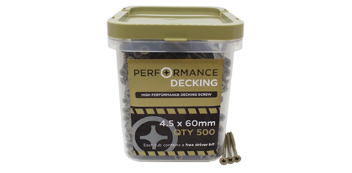 Picture of Samac 4.5x60mm Performance Decking Screws Tub500