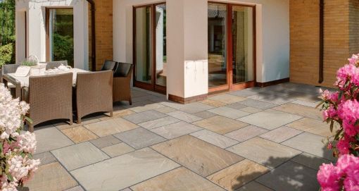 Picture of Stonemarket Marketstone Sandstone 915x610x18mm Sahara Multi