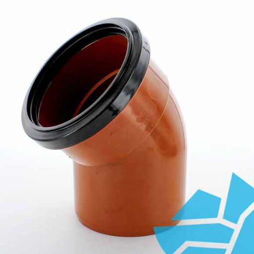 Picture of Hunter DS331 110mm Underground 45deg Bend Spigot Tail