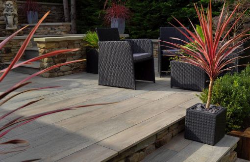 Picture of Pavestone Deckwood 1200x295mm Cinder Pack 64 (Home Delivery)