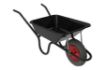 Picture of Camden Classic Black Wheelbarrow 85ltr Pneumatic Wheel