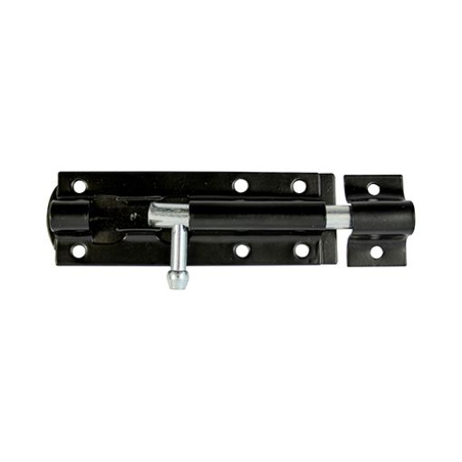 Picture of Straight Tower Bolt 200mm Black