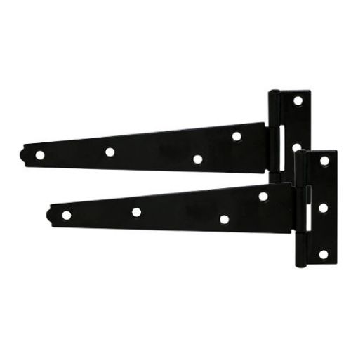 Picture of Light Tee Hinge 150mm Black (Pair)