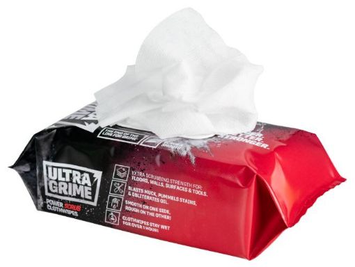 Picture of Ultragrime Power Scrub Wipes 80pk