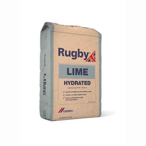 Picture of Rugby Hydrated Lime Paper Handy Bag 25kg