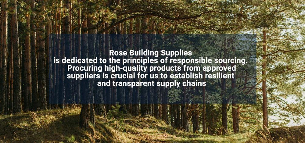 Rose building supplies sustainable timber products